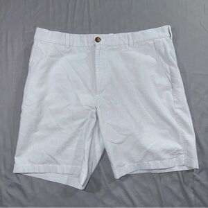 Vineyard Vines On The Go Shorts Mens 35 Blue Stripe Chino Stretch Casual Summer